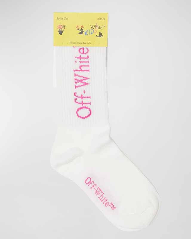 Girl's Big Logo Bksh Mid-Calf Socks